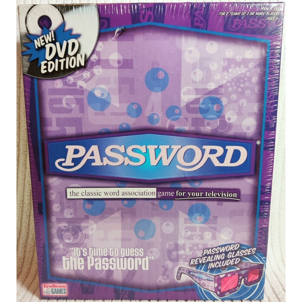 PASSWORD NEW DVD EDITION Classic Word Association GAME! BRAND NEW Sealed, 2006